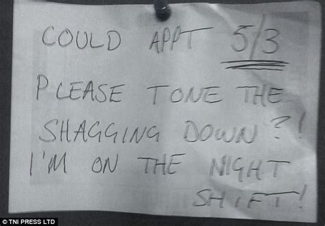 noisy sex letters left by grumpy neighbours daily mail online