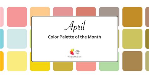 april color palette   month