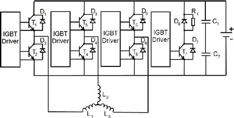 equivalent circuit   power converter  scientific diagram
