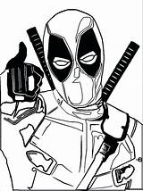 Deadpool Logo Drawing Coloring Pages Lego Getdrawings sketch template