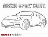 Car Nissan Coloring Pages Adults Kids 370z Colouring Gtr Mossy Cars Pdf Sports Book Outlines Open Click sketch template