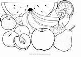 Frutta Fruta Fruits Stampare Buchstabe Kolorowanki Coloriages Obst Cartonionline Dibujosanimados Litere Owoc Lettre Impressão sketch template