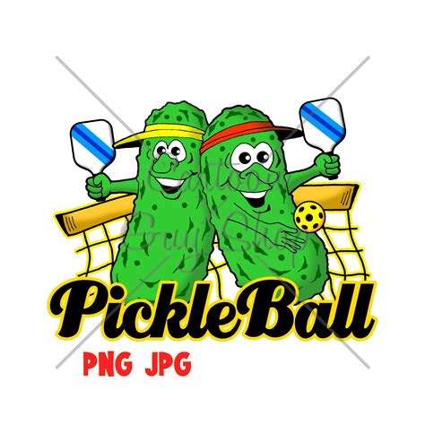 pickleball clipart pickleball pals logo png jpg cartoon image icon