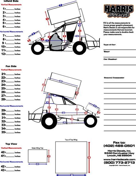 printable race car setup sheets