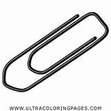 Paperclip sketch template