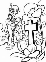 Coloring Pages Remembrance Anzac Veterans Memorial Colouring Printable Poppy Kids Sacrifice Clipart Honour Remember Great Clip Activities Vietnam Australia Crafts sketch template