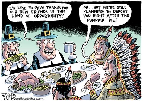 Rob Rogers Thanksgiving Deportation