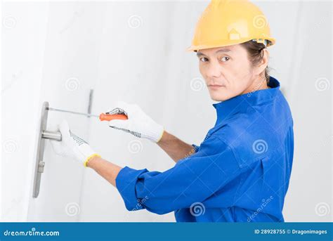 contractor stock image image  professional handle