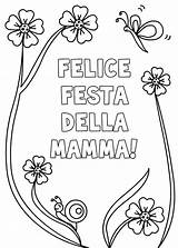 Mamma Pianetabambini Stampare Schede Infanzia Articolo Didattiche sketch template