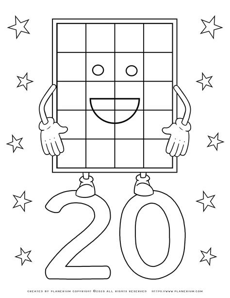 number coloring pages   printable planerium