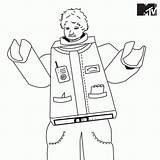 Coloring Pages Ed Victorious Cast Popular Sheeran sketch template