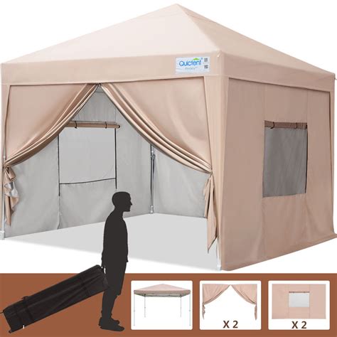 buy quictent privacy  ez pop  canopy tent  mesh windows  sidewalls waterproofbeige