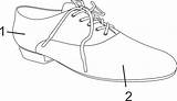 Shoes Dance Drawing Getdrawings Mens sketch template