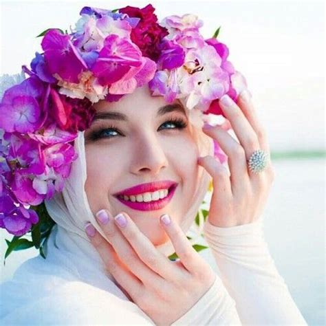 صور بنات كيوت محجبات اجمل اشكال الورود علي الحجاب الحبيب للحبيب