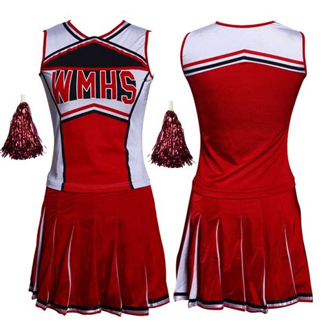 Women Sexy High School Girls Glee Cheerleader Costume Fancy Dress Cheer