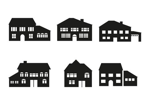 house architecture vector   vector art stock graphics images