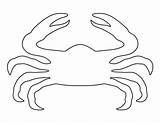 Crab Pattern Printable Template Stencils Outline Patterns Templates Crafts Patternuniverse Octopus Use Coloring Print Creating Animal Applique Aboriginal Sea Ocean sketch template