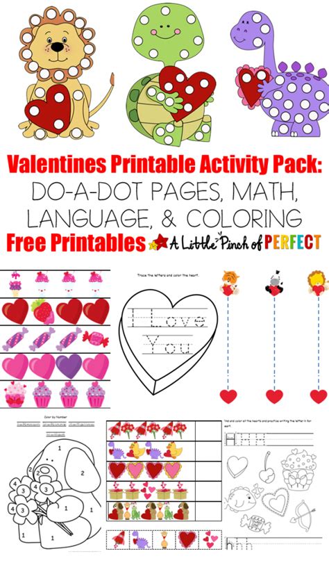 printable valentine activities