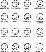 Expressions Feelings sketch template