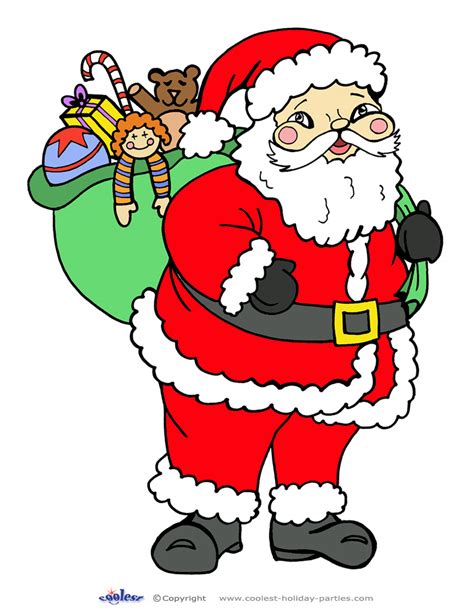 santa printable