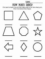 Shapes Match Worksheet Color Identify Set Followers sketch template
