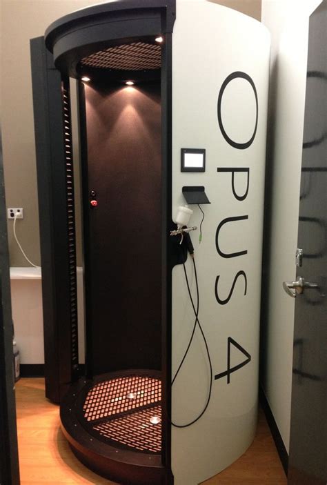 opus 4 automatic spray tan booth at fuze hair and beauty ipswich qld