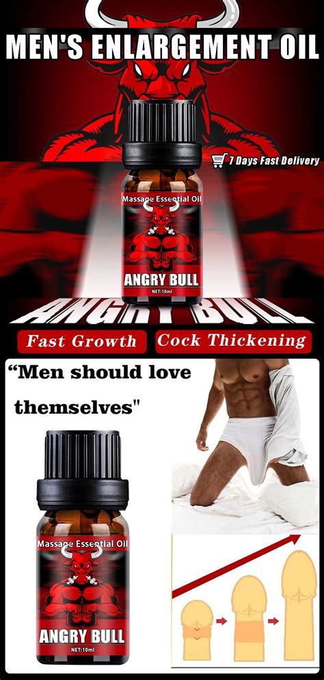 Angry Bull Penis Enlargement Essential Oil Sexy Orgasm Delay Big Dick