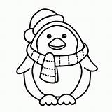 Coloring Penguin Pages Cute Printable Popular sketch template