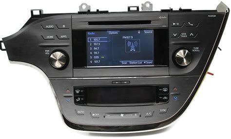 toyota avalon radio mp cd player touch screen ac control