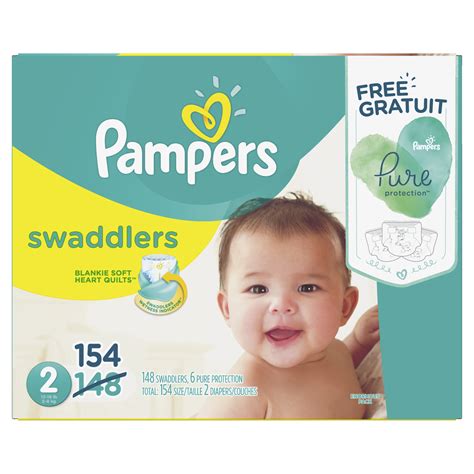 pampers swaddlers diapers size  bonus pack  count walmartcom walmartcom