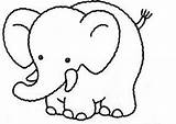 Elefante Elefantes Colorir Preschoolcrafts Bebes sketch template