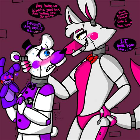 Good Luck Kiss Fnaf Sl Funtime Frexy By Yaoilover113 On Deviantart