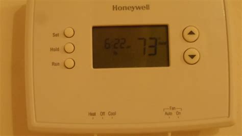 quick battery access honeywell thermostat rth rth youtube