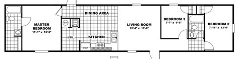 large single wide  bedroom  bath mobile home floor plans popular  home floor plans
