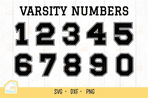 sports jersey numbers college font svg graphic  veczsvghouse