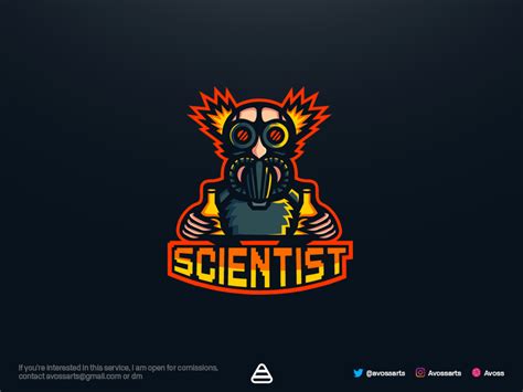 scientist logo  avoss  dribbble