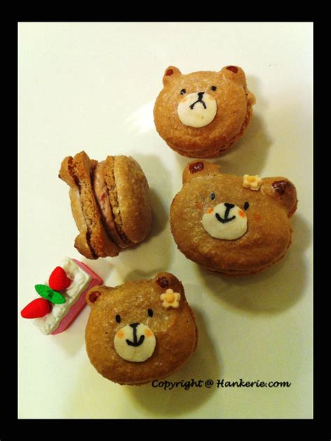 teddy bear macarons hankerie