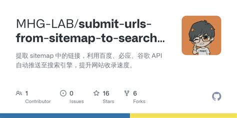 github mhg labsubmit urls  sitemap  search engine sitemap
