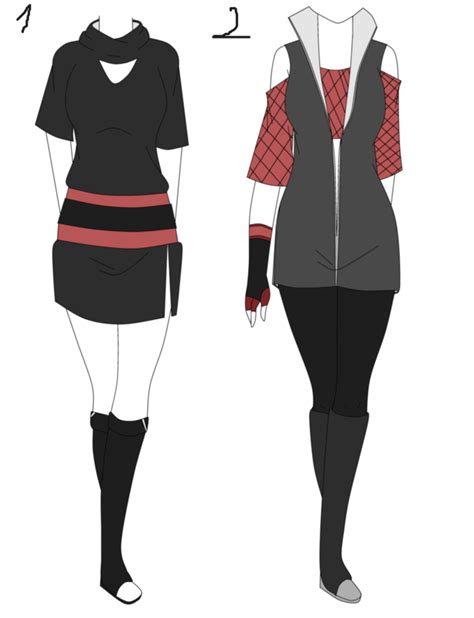 Naruto Outfit Aution Adoptable Batch 2 Open By Xyu No On
