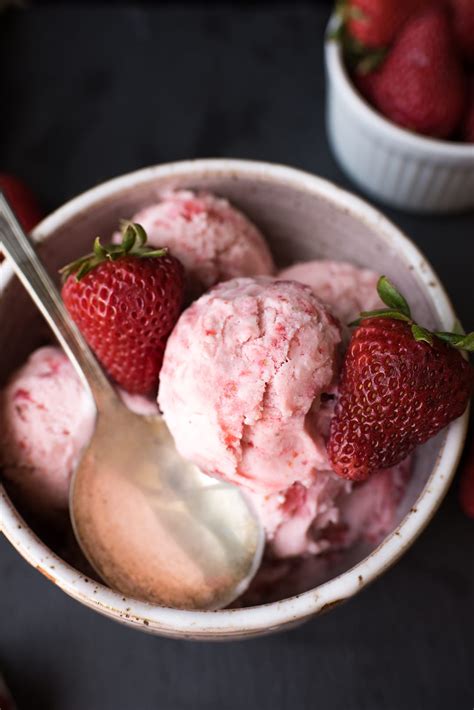 homemade strawberry ice cream recipe lets eat cake