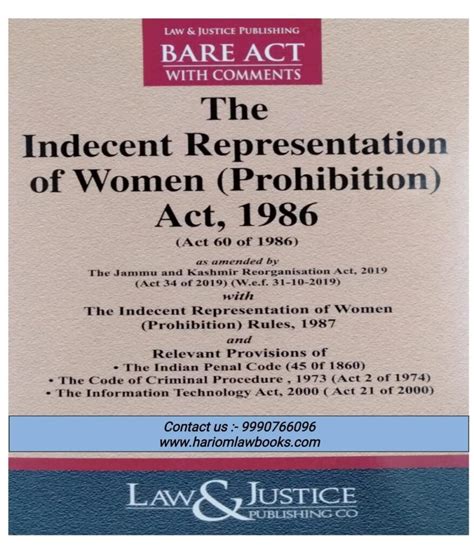 Landjp The Indecent Representation Of Women Prohibition Act 1986