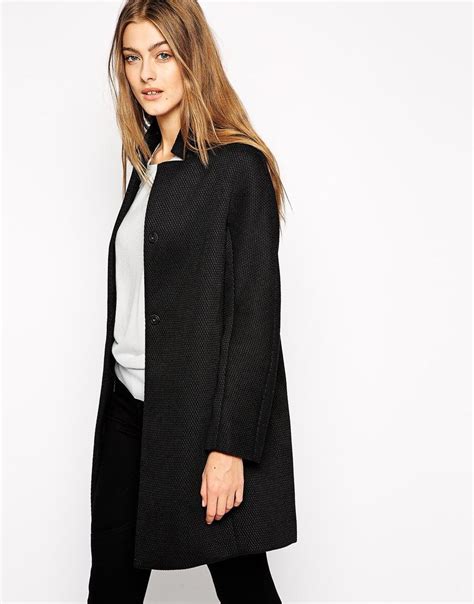 reiss occasion coat  cocoon shape ootd magazine