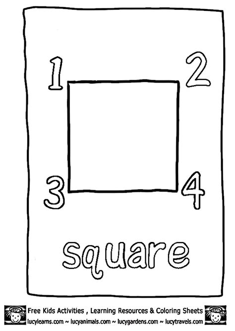 square coloring pages