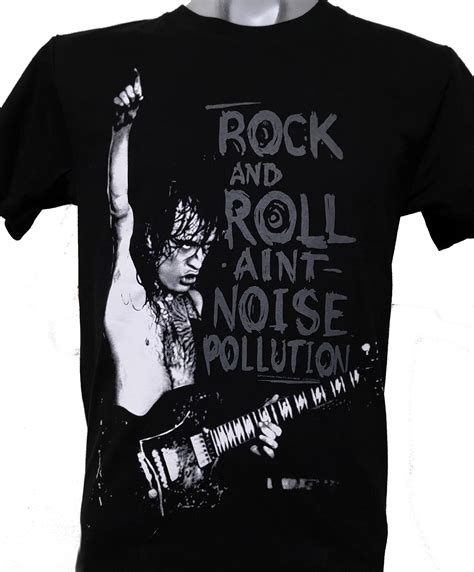 Ac Dc T Shirt Rock And Roll Ain`t Noise Pollution Size Xxl