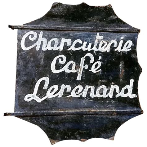century french cafe sign ruby lane