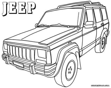 jeep coloring page coloring page    print coloring home