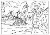 Men Fishers Coloring Pages Edupics Printable Large Library Clipart Popular sketch template