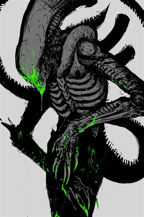 on deviantart alien vs predator alien art giger alien