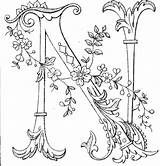 Letters Coloring Pages Alphabet Embroidery Lettering Fancy Choose Board Designs Nl Google sketch template