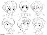 Ouran Sketches Highschool sketch template